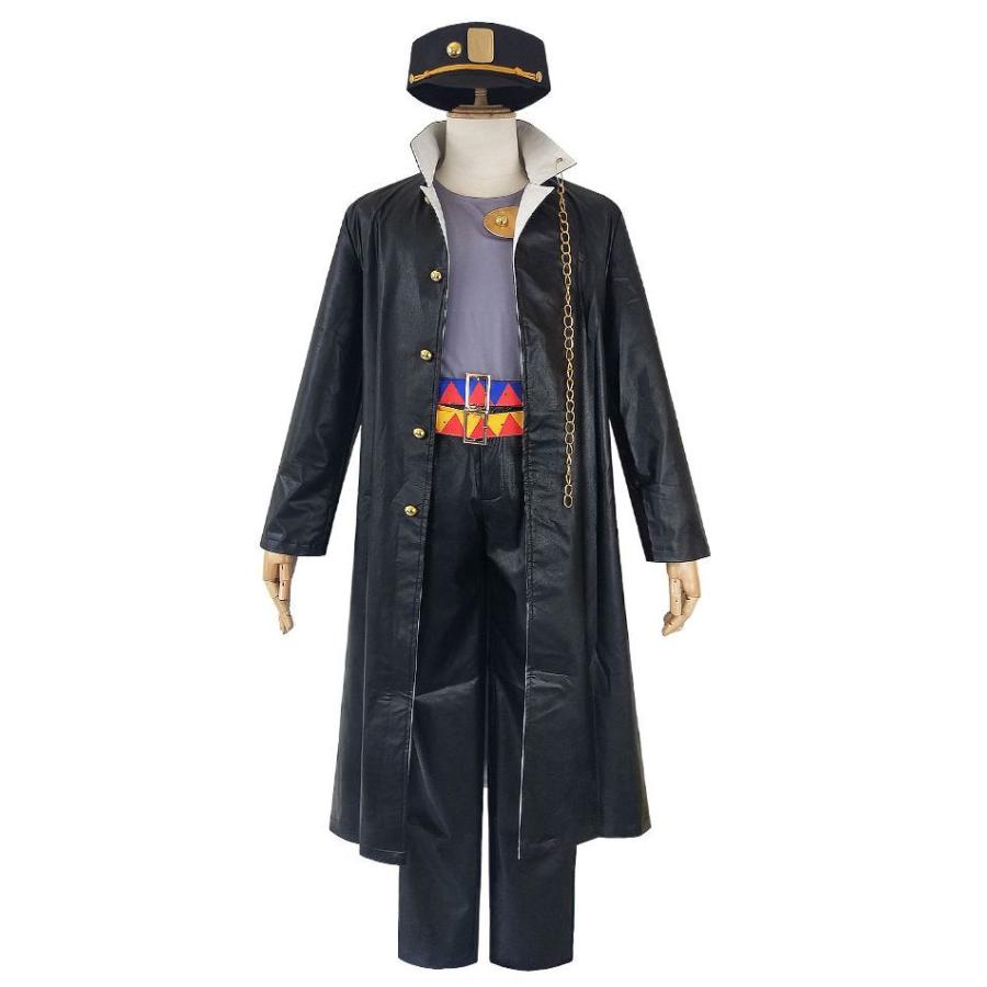 ハロウィン ジョジョ（JOJO）の奇妙な冒険 風 空条承太郎 （くうじょう じょうたろう） コスチューム コスプレ衣装 サイズ SXXL 男性サイズ 女性サイズ