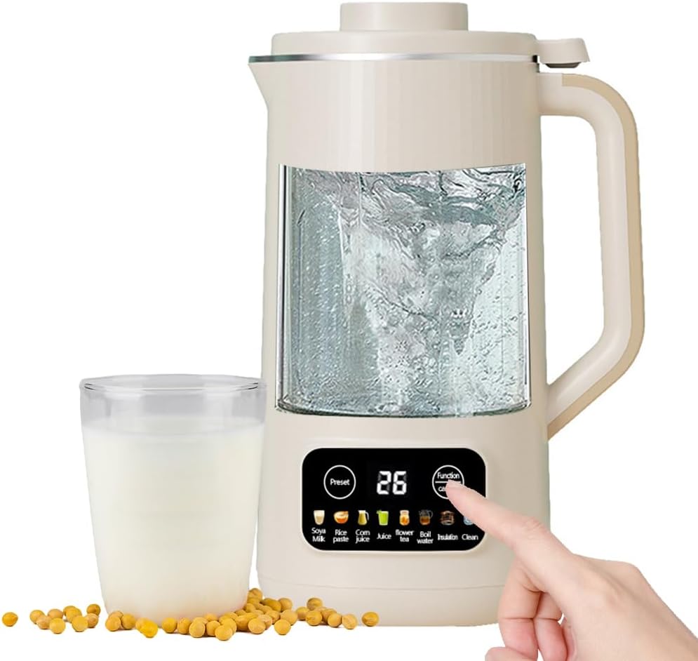 「12時間予約・ビタミン急速補給」 MACOLAUDER 豆乳メーカー 600ml スープメーカー おかゆメーカー ジャムメーカー ジューサーカップ クックポット ミキサー 小型 ブレンダー 豆・米・