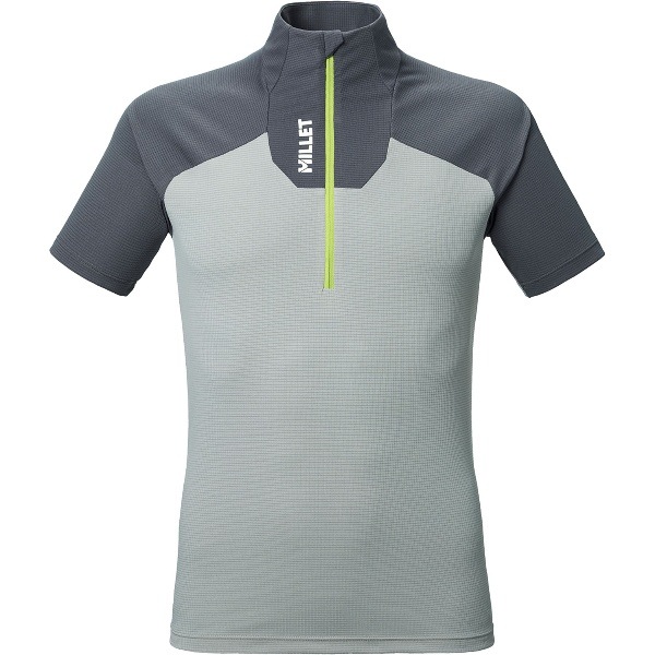 MILLET ミレー カメット ジップ ショートスリーブTシャツ アウトドア フリース＆ベロアジャケット MIV10826-N0046