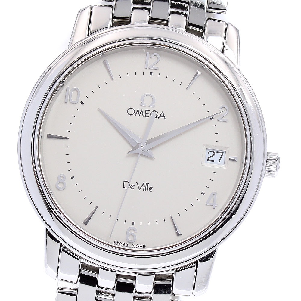 オメガ OMEGA 4510.30 デビル プレステージ デイト クォーツ メンズ _845561【中古】