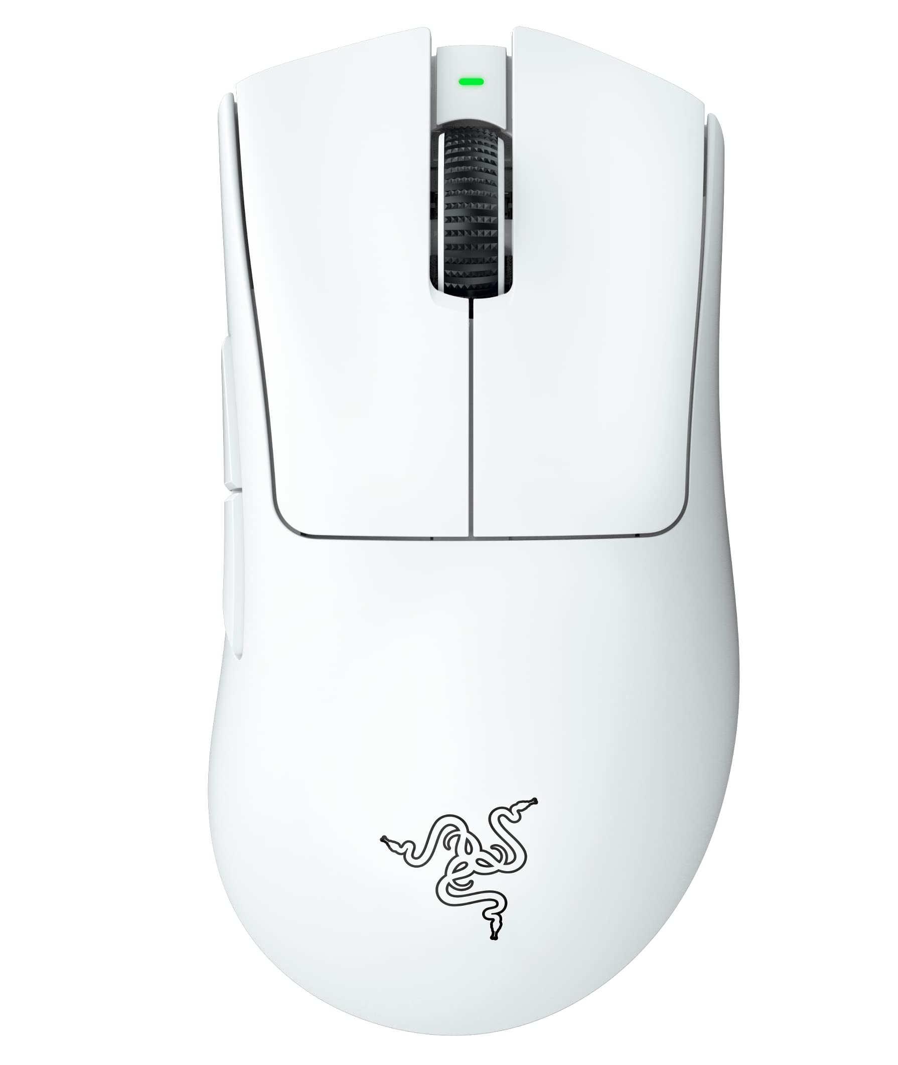 Razer レイザー DeathAdder V3 Pro White ゲーミングマウス ワイヤレス 無線 64gの超軽量 進化したエルゴノミック形状 最高クラスの精度のFocus Pro 30K オプ
