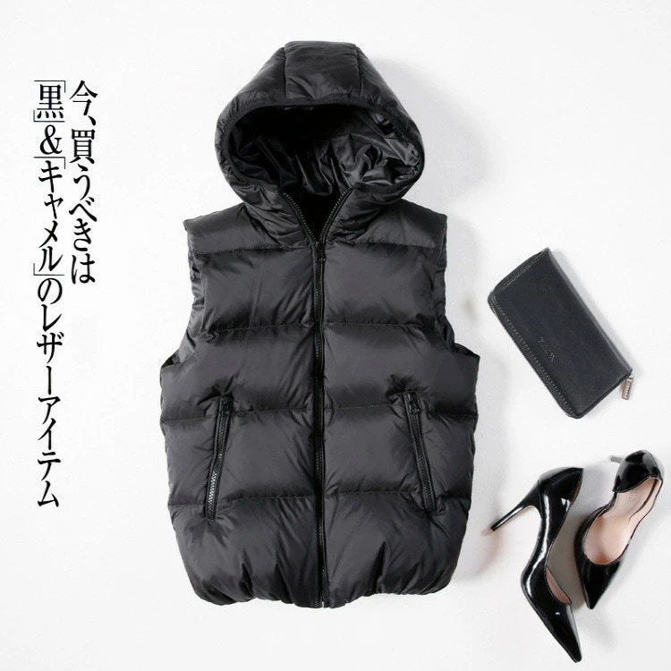 【SNS大人気】新入荷秋冬　レディース　ダウンベスト 　 軽量 ダウン 女性 コート　ファッション 　アウター　　春秋 冬 秋服 冬服 防寒 大きいサイズ　ジャケット