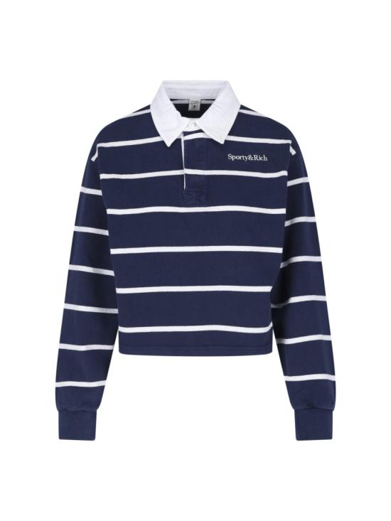 SPORTY & RICH Women Knitwear TO00876300BL107DARK NAVY WHITE WHITE Blue