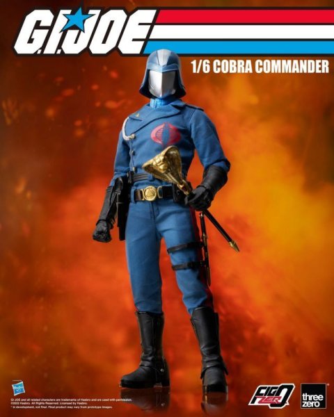 Threezero FigZero G.I. Joe Cobra Commander 1/6 アクションフィギュア 3Z03150W0