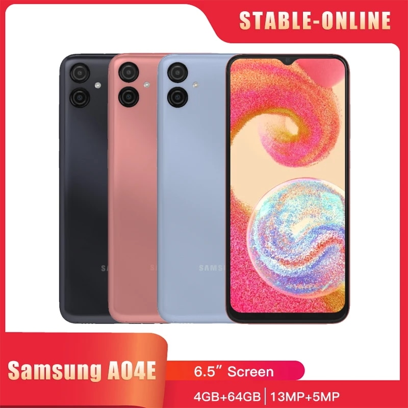 14611.0 28% OFFオリジナルのa04e携帯電話,a042f,ds,4g,デュアルSIM, 6.5インチ,4GB RAM, 64GB rom,13mp 2mp 5mp,mt6765,h