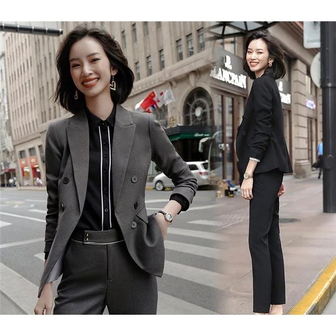 スーツレディースビジネススーツリクルートスーツパンツスーツ制服洗える長袖2点セットオフィス通勤オシャレ面接大きいサイズ女性