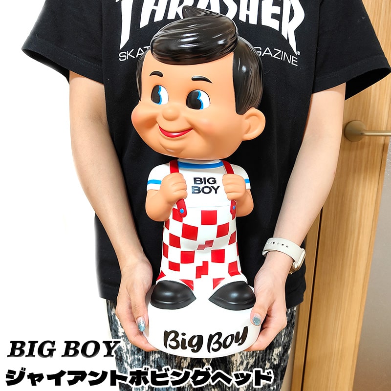 フィギュア ビッグボーイ ファンコ 特大 BIGBOY ジャイアント かわいい 首振り人形 巨大 ボビングヘッド アメリカン 雑貨 インテリア 置物 おしゃれ ディスプレイ カフェ バー お店