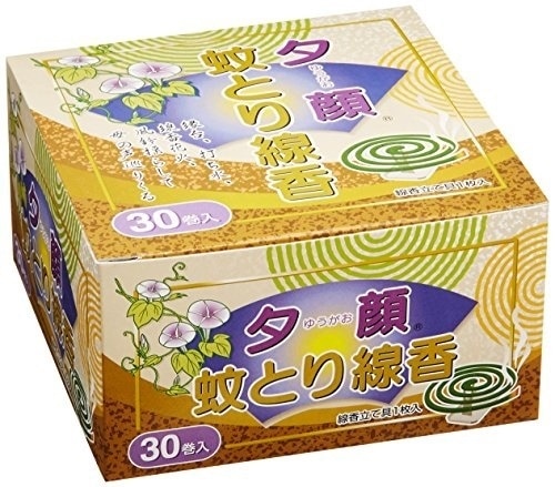 夕顔　蚊とり線香　30巻[xまとめ買い20] Y-8300（防虫殺虫グッズ）