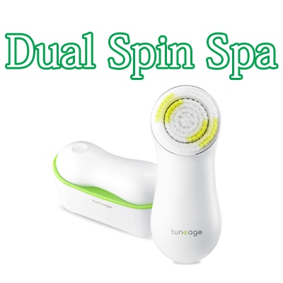 デュアルスピンスパ/敏感で薄い肌/中性脂性肌用のブラシ/コントゥオリンスパマッサージャー/エステ効果
