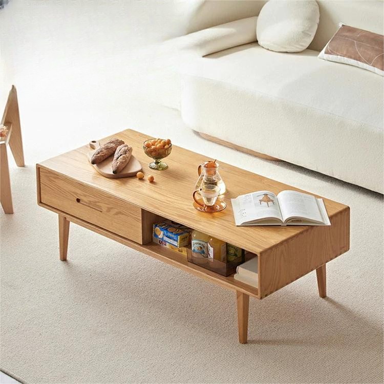 ローテーブル 引き出し 木製 センターテーブル おしゃれ 大容量 人気 オープンラック ナチュラル 北欧 インテリア 無垢 頑丈 テレワーク シンプル 新生活 収納 モダン 片付け 掃除しやすい 在宅 30,993円