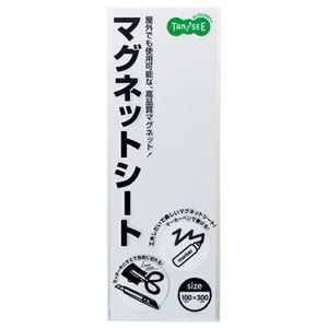 （まとめ） TANOSEE マグネットカラーシート レギュラー 3001000.8mm 白 1枚 20セット