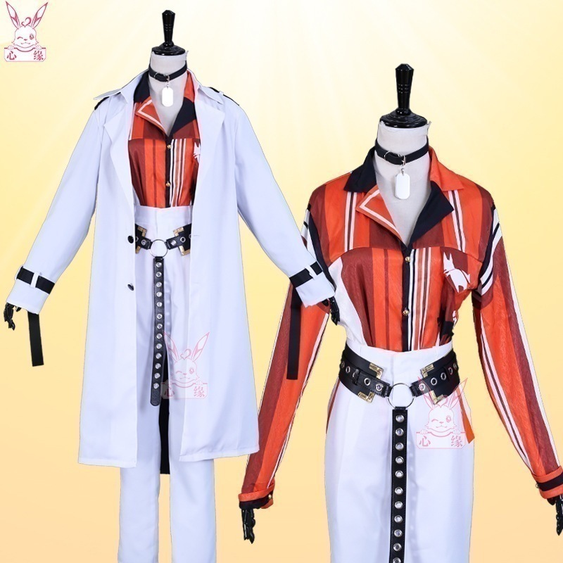 バーチャルキャスター虹社cos服vtuber Mysta Riasキツネ犬コスプレセット帽子