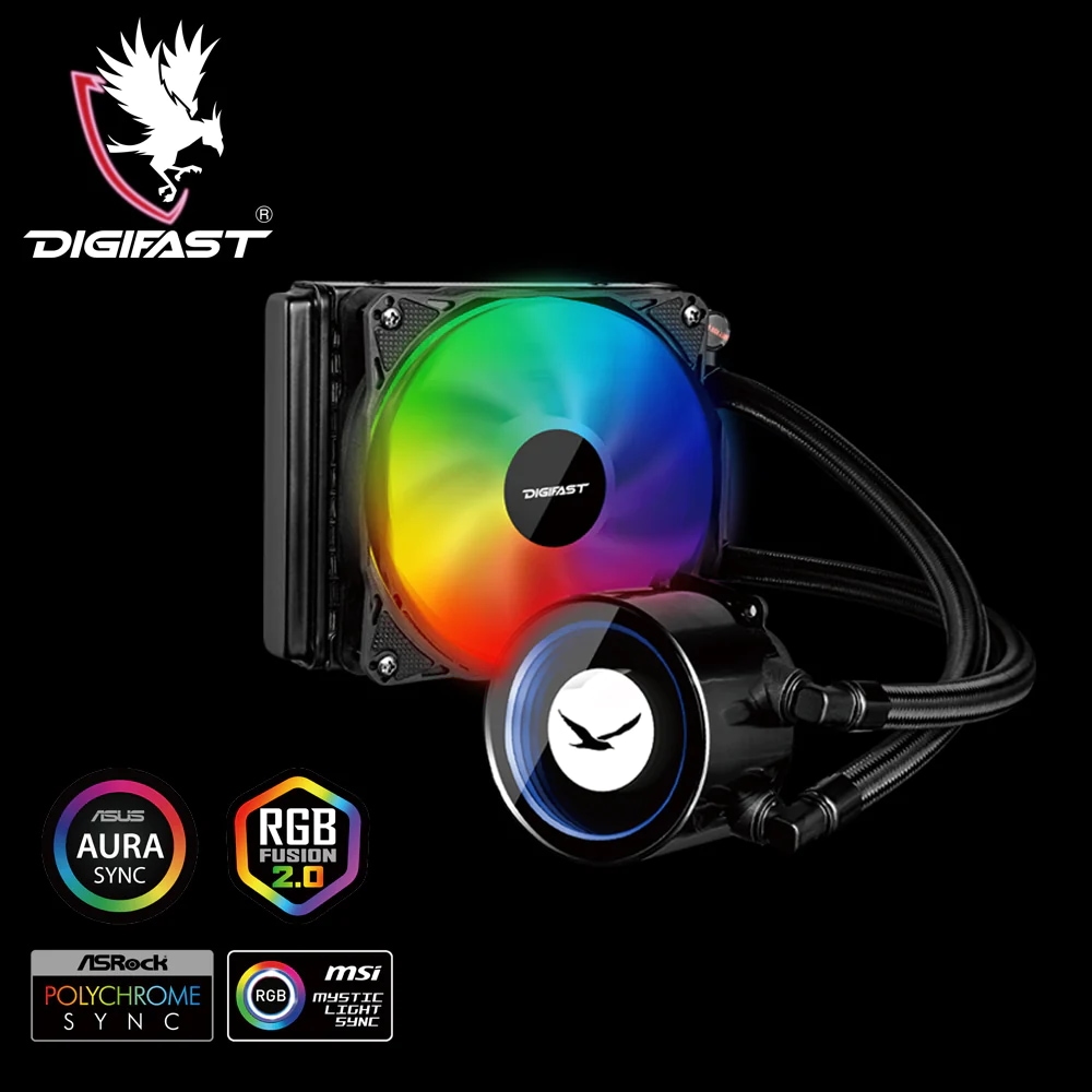 AIO Notos Liquid CPU クーラー（水冷式） N12 Sync AMD Intel