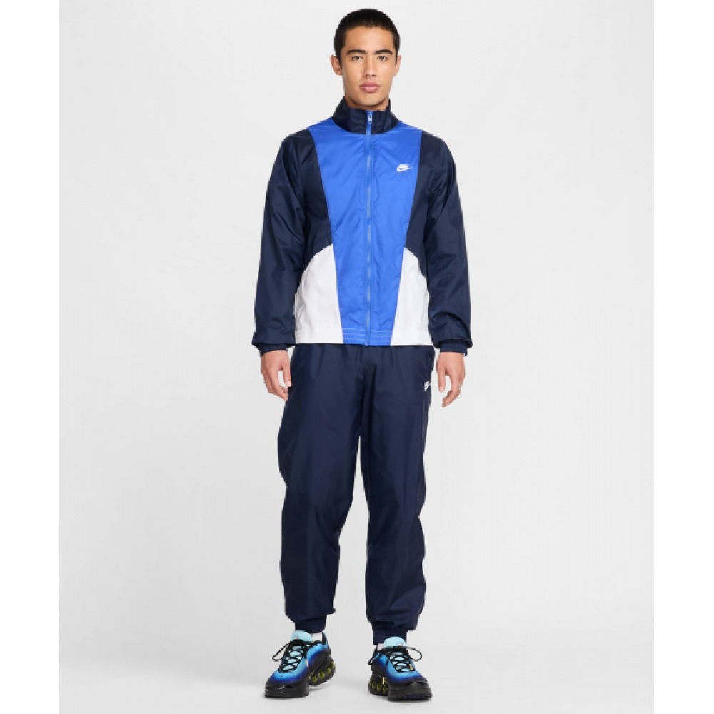ナイキクラブウーブントラックスーツ M-オブシディアン:ホワイト:ゲームロイヤル:ホワイト/HJ1986-451