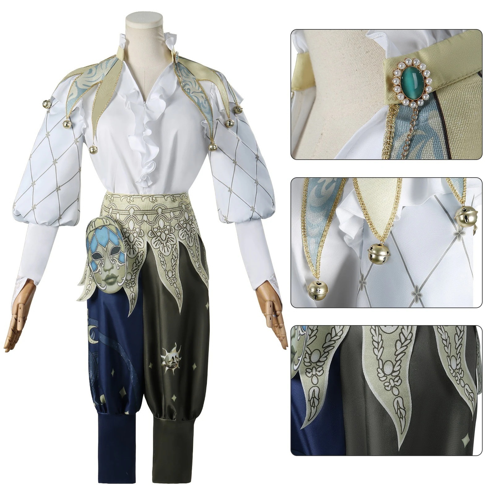 【2025新作】コスプレ 仮装第五人格cos服奇珍ファッション泣いて道化師が消える太陽コスプレ衣装二次元アニメ イベント用品