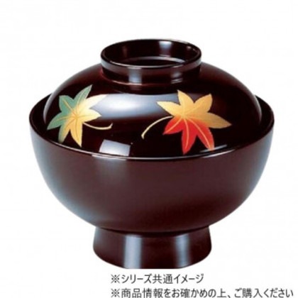 4.3寸雑煮椀 溜紅葉 33604820