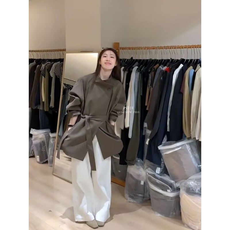 ウインドブレーカーコート女性のための 2025 初秋の新しいスタイルの小さなコート英国スタイル韓国スタイルショートスタイル