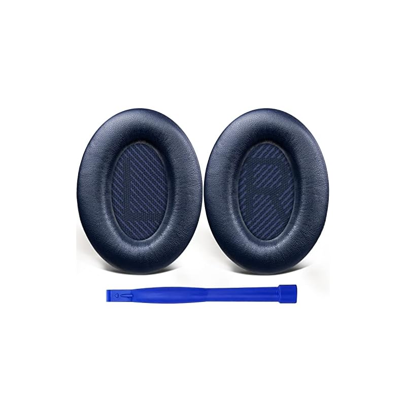 SoloWIT イヤーパッド イヤークッション Bose QuietComfort 35 & 35ii (QC35 & QC35ii) 用 ヘッドホン パッド 柔軟性良い シープスキン ノイズアイソレ