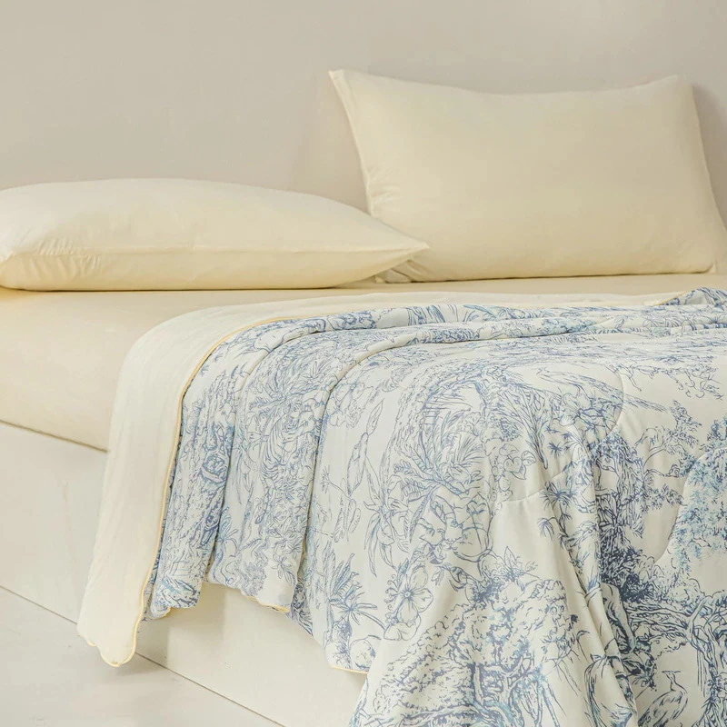 マイカシルクプリント用キルト超ソフトシルククール抗菌大豆繊維用キルトエアコンキルト4