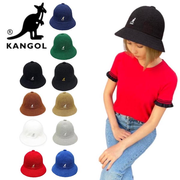 Qoo10] カンゴール カンゴール Kangol 帽子 バケハ
