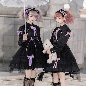 コスプレ ドレス lolita オリジナル 洋服 ロリータ ワンピース jsk