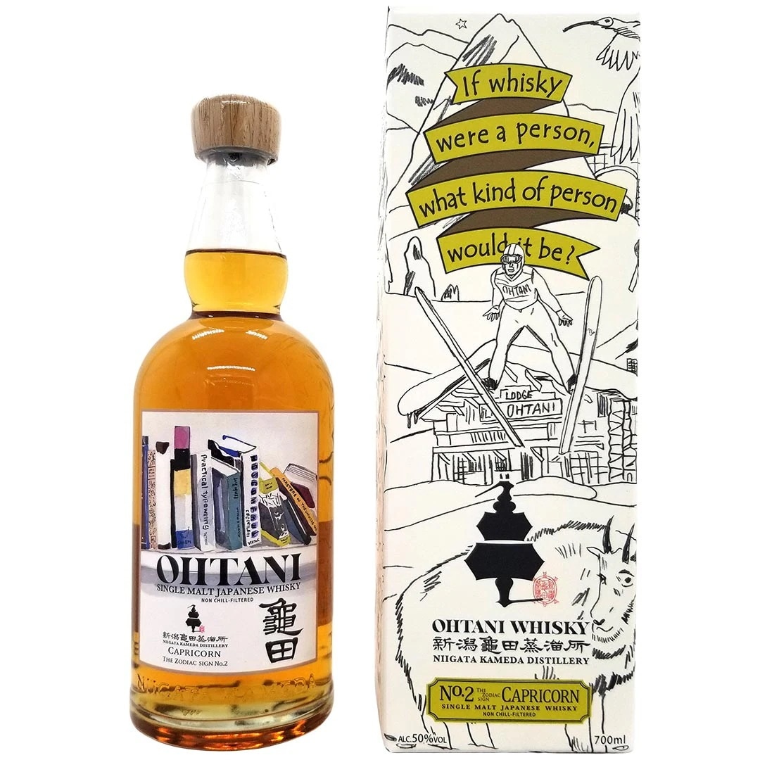 OHTANI WHISKY 新潟亀田 Zodiac Sign Series Capricorn シングルモルト ジャパニーズウイスキー 新潟亀田蒸溜所 50度 700ml ウイスキー ^YANKZCJ