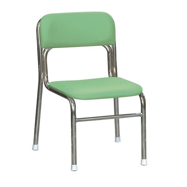 軽量 スタッキングチェア 5脚セット グリーンクロムメッキ 幅45cm 重さ4.3kg 日本製 防汚仕様 スチール リブラ チェア