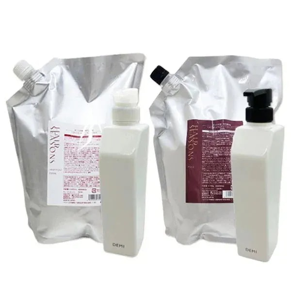 シャンプー エクストラ 2000mL + トリートメント マスク 2000g 詰め替え + 専用ケース