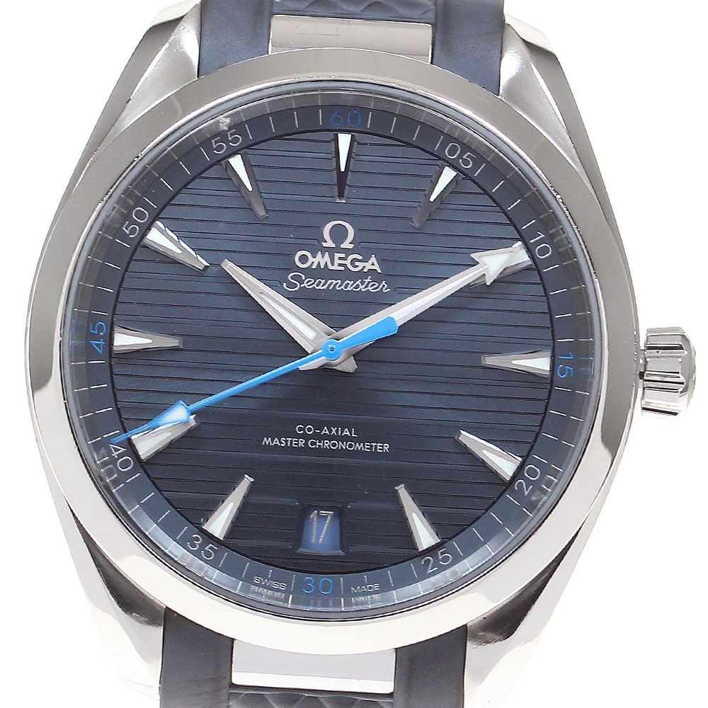 オメガ OMEGA 220.12.41.21.03.002 シーマスター アクアテラ コーアクシャル マスター クロノメーター 自動巻き メンズ 保証書付き_827513【中古】