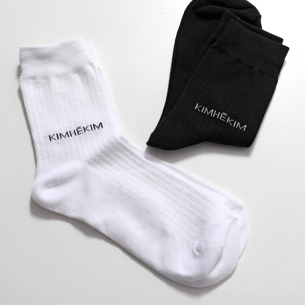 KIMHEKIM キムヘキム ソックス KHK-SOC011 SOC012 レディース 靴下 ロゴ リブ コットンブレンド カラー2色 4,549円