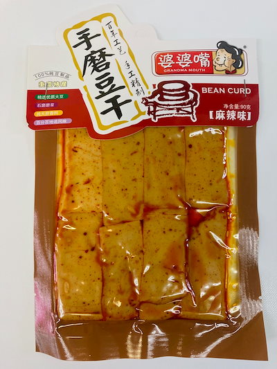 [Qoo10] 婆婆嘴 手磨豆干 麻辣味 90g 豆腐干