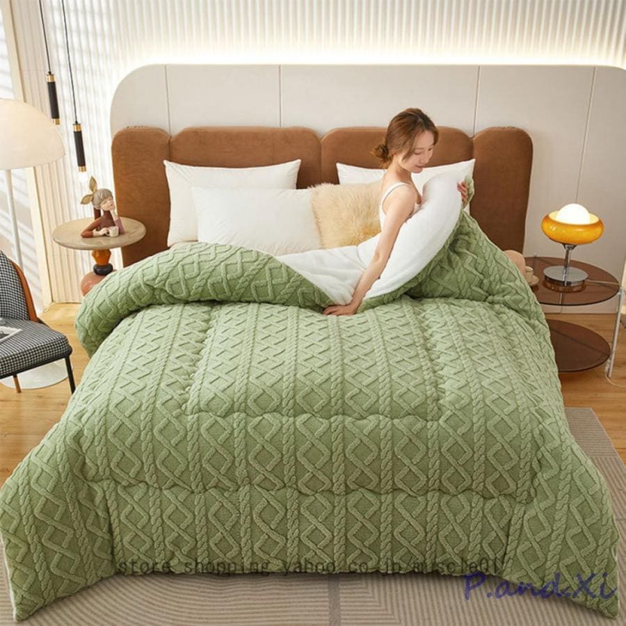 あったか 掛けふとん シープ調 ボア 掛け布団 ふわふわ あったか 洗える掛け布団 抗菌 防臭 防ダニ 快眠グッズ 丸洗いK キルティング かけ布団 掛け布団