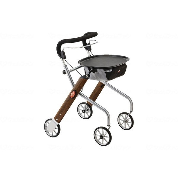 室内用歩行車レッツゴーミニ ウォールナット 117504 メーカー直送