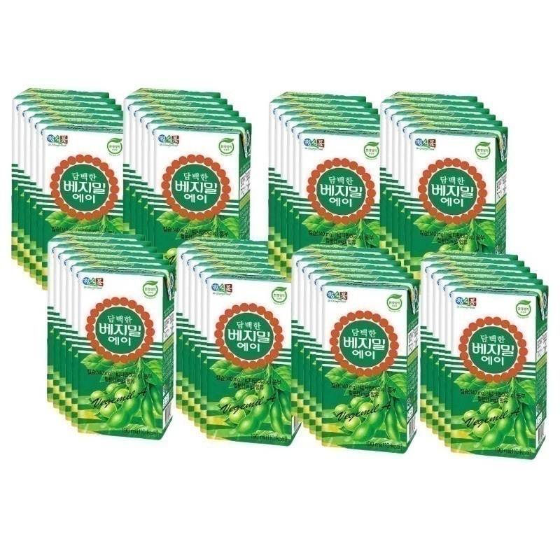 淡白なベジミール A 190ml 48パック 韓国豆乳