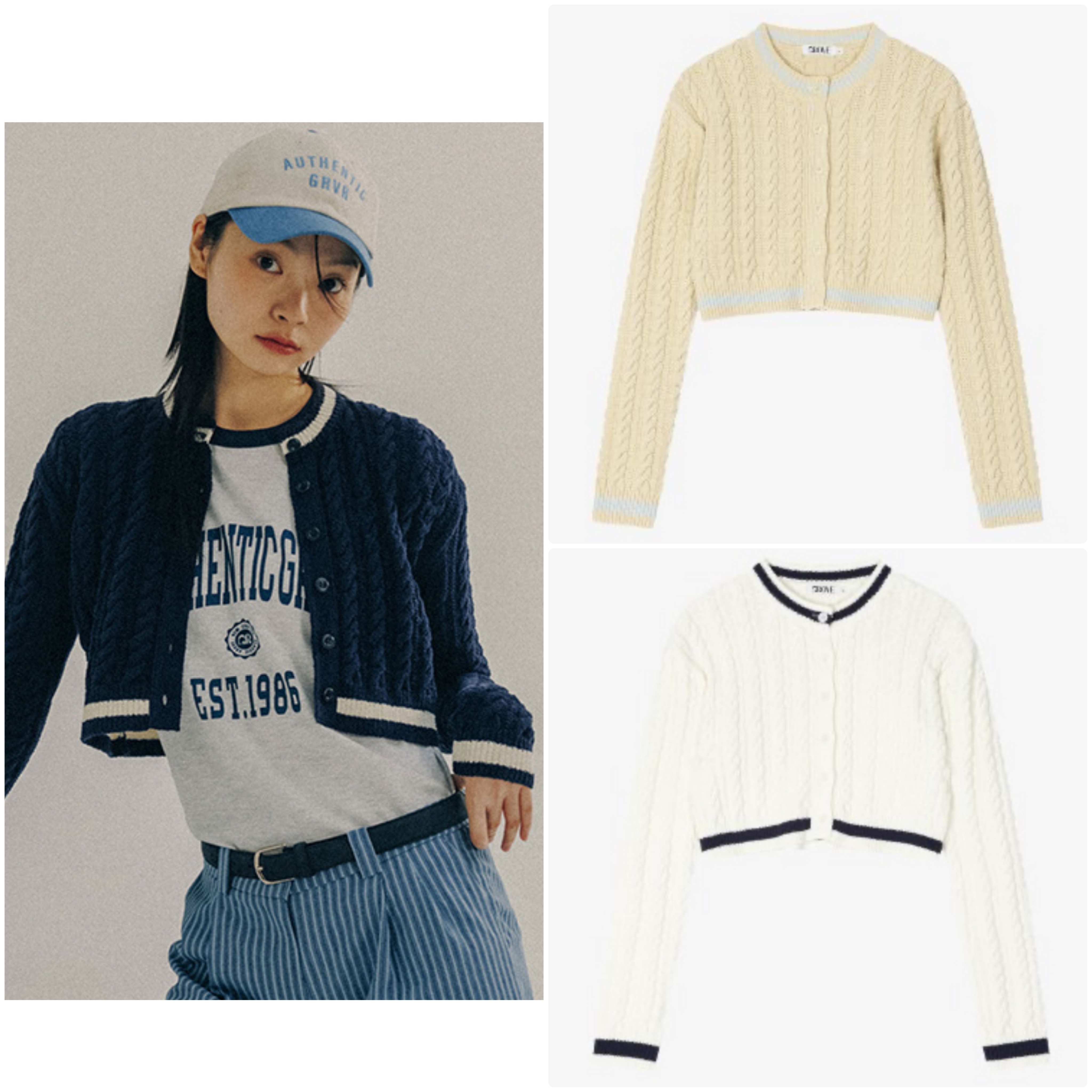 BELLY CARDIGAN [3COLOR]