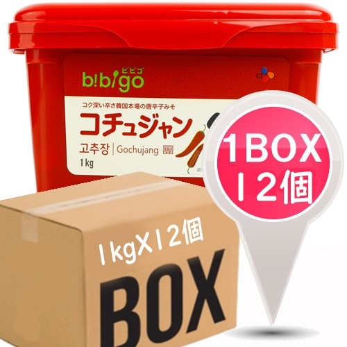 CJビビゴヘチャンドルコチュジャン 1kg*12個韓国食品日テレ ZIP/寿司/韓国料理/韓国食材/調味料/韓国ソース/唐辛子/コチュジャン/スパイス/カプサイシン/辛味