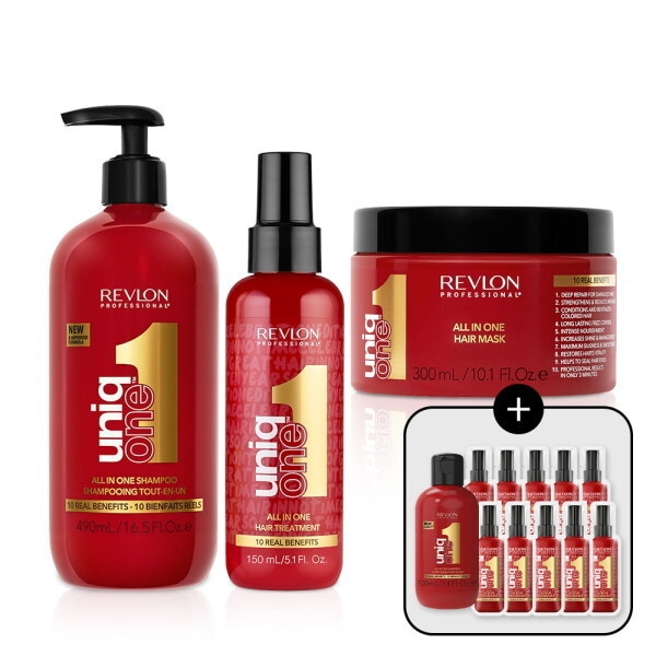 レブロンユニークワンオールインワンシャンプー+トリートメント+ヘアマスク企画セット(+サシェ) 7,444円