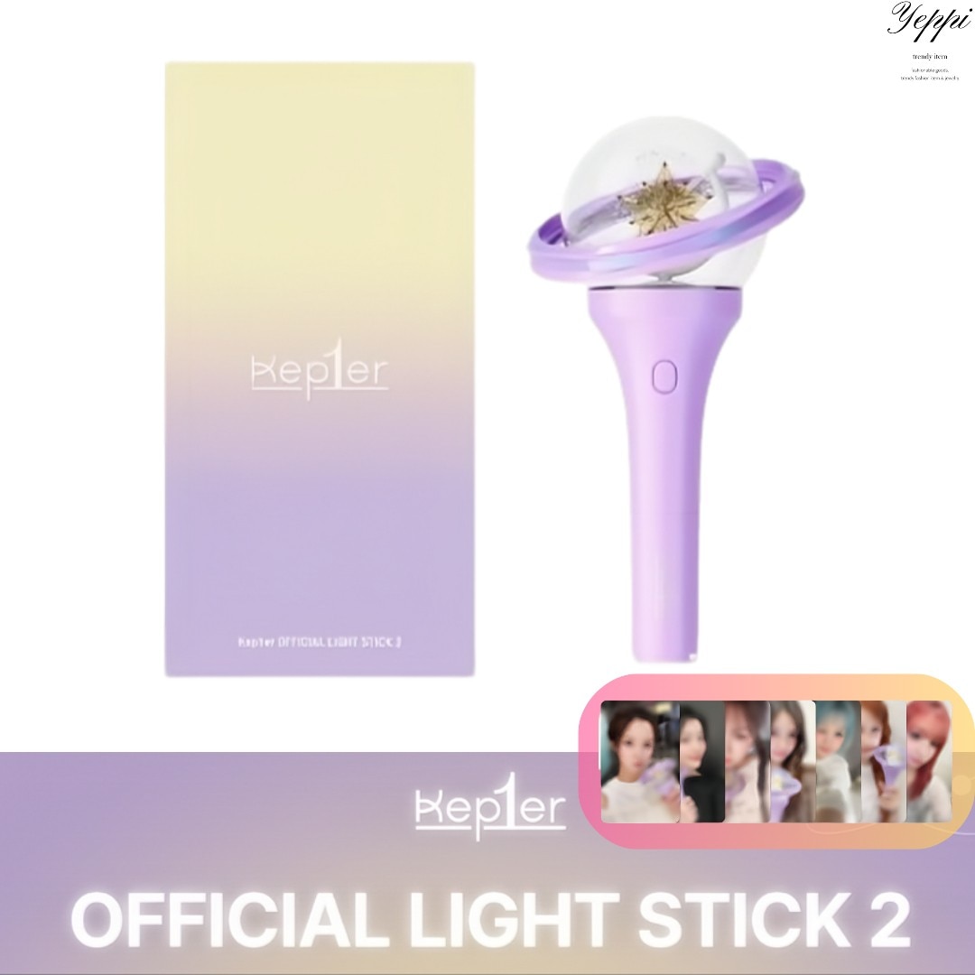 【 当日出発 】Kep1er - OFFICIAL LIGHT STICK 2 [ 初回限定特典フォトカード7種1セット贈呈 ] ケプラー 公式ペンライト