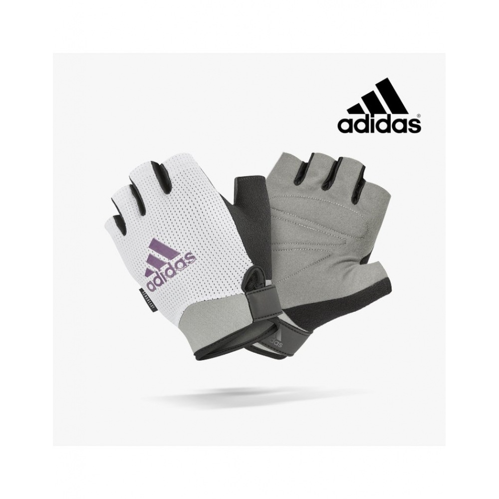 アディダスフィットネス Adidas Performance 女性用ジムグローブホワイト/オレンジダンベルバーベルウェイトプッシュアップウェイトリフティングハンギング