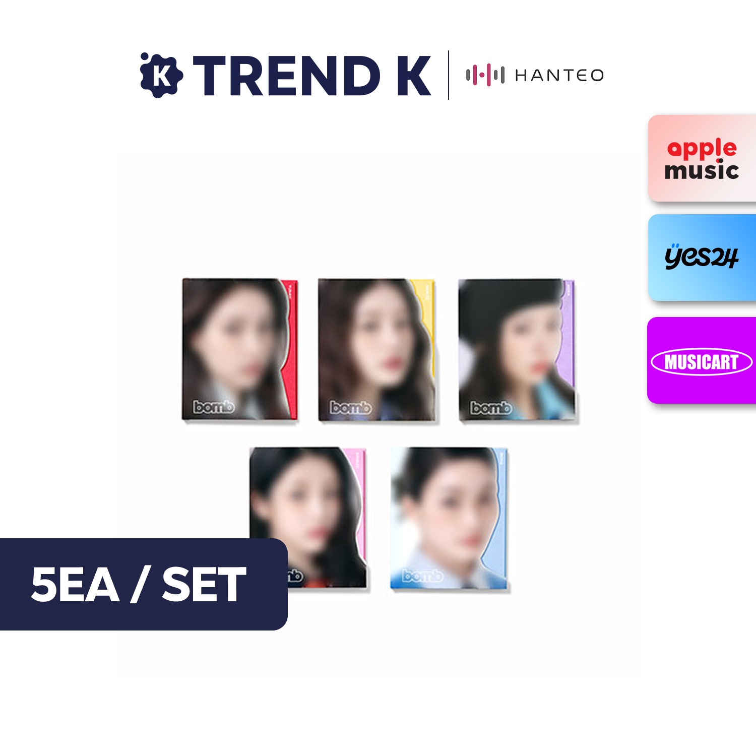 [Online特典] ILLIT - 3rd ミニアルバム [bomb] (GLLIT ver.) 5種セット 韓国盤