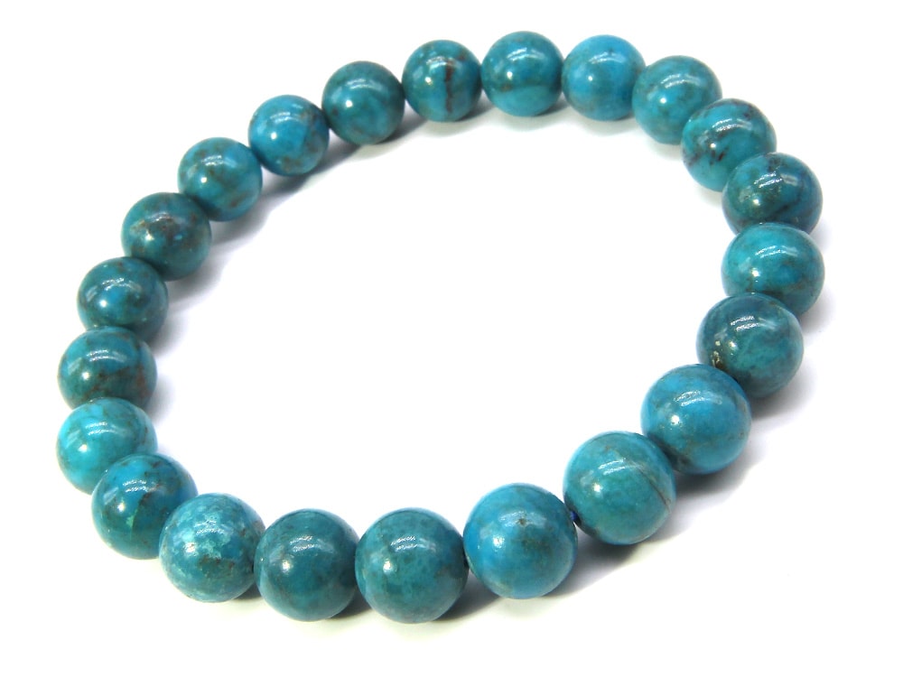 天然 ターコイズ ブレスレット 8mm パワーストーン ブレスレット メンズ レディース 天然石 数珠 アクセサリー メンズブレスレット レディースブレスレット パワーストーンブレスレット b392