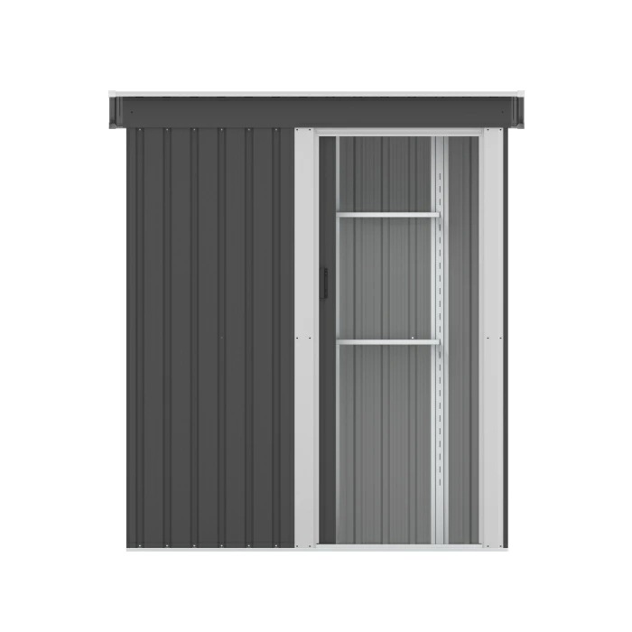 物置 屋外 組立式 棚なし 底板なし 倉庫 大型物置 戸外収納庫 物置 防水 収納 物置き ゴミ置き場 マルチストッカー ガーデン 庭 田畑 農場 頑丈 大容量 スチール 引き戸