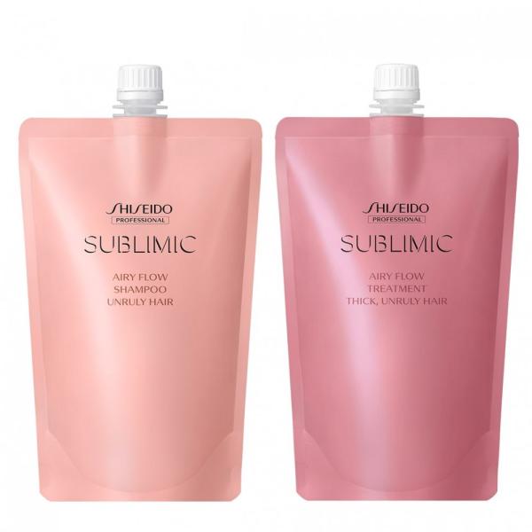 【セット品】資生堂 サブリミック エアリーフロー シャンプー & ヘアトリートメント T 450ml 太くまとまらない髪 THICK,UNRULY HAIR LSC