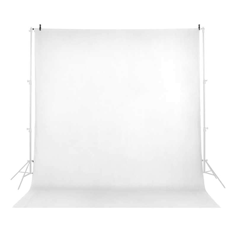 サンテック　背景布M ホワイト 2x3m　S808