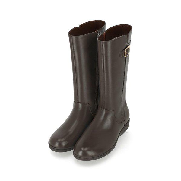 軽量天然皮革ファーハーフ女性ブーツ 2XWH10XD-GN