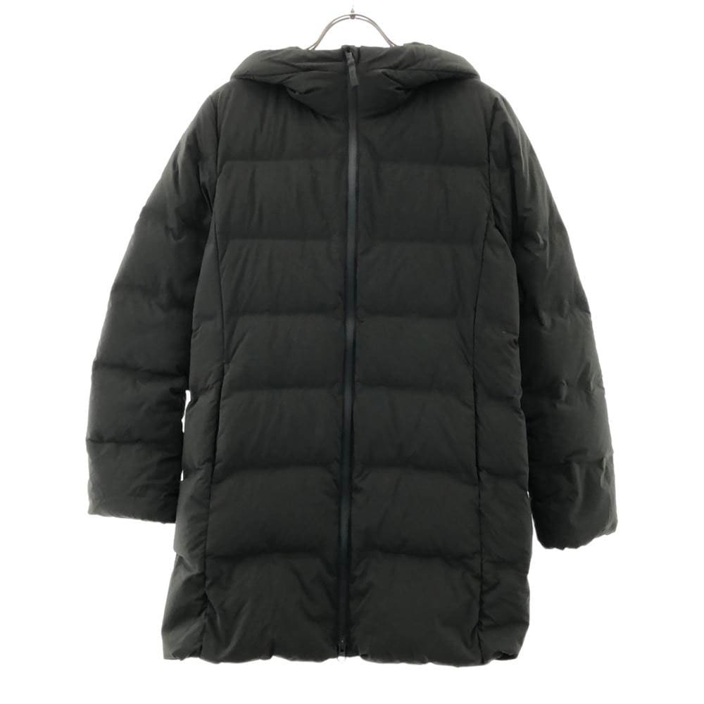 シームレス ダウンコート M ダークグリーン レディース