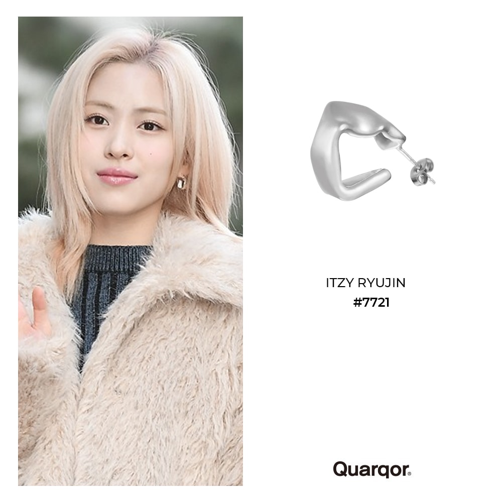 [ITZY RYUJIN 着用] #7721 silver92.5 EARRING ピアス