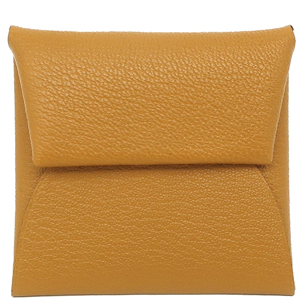 エルメス HERMES コインケース バスティア シェーブル セサミ シルバー金具 新品 未使用 茶 W刻印（2024年製） 【箱】【中古】