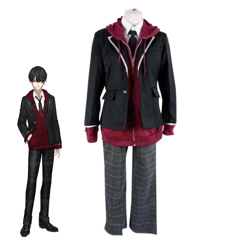 【全シリーズ発売中】 【値引き中】クリスマス ハロウィン コスプレ衣装 校服 新衣装 くずは 制服 葛葉 葛叶 私服 全セット ウィッグ 葛葉 にじさんじ