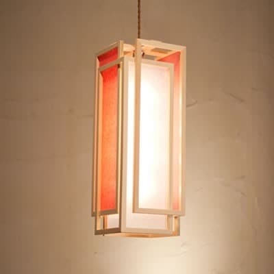 新洋電気 和風照明 和室 ペンダントライト 旬 shun-L 白×緋 AP850-C【送料無料】